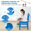 2 Pieces Kids Learning Chair set with Backrest