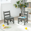 2 Pieces Kids Learning Chair set with Backrest