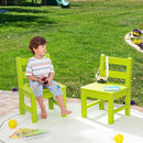 2 Pieces Kids Learning Chair set with Backrest