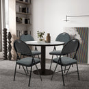 2/4 Pieces Padded Folding Dining Chairs with Backrest