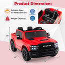 2 Seater 24V Ride on Toy for Big Kids Licensed Ram Truck with Remote and Music