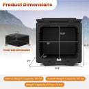 2 Tier Insulated Food Pan Carrier Food Warmer with Removable Tray and Box