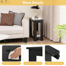 2-Tier Compact End Table with Storage Shelf