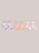 3-Pack Soft Durable Baby Socks Set - Mushy Love
