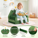 2-in-1 Convertible Kids Sofa to Lounger with Christmas Patterns