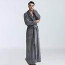 Men's Winter Coral Fleece Pajamas Nightgown