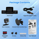 360° 4-Channel Dash Cam – 1080P, Night Vision, 32GB