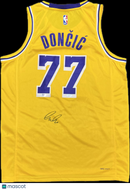 Luka Doncic Signed Jersey JSA Los Angeles Lakers Autographed