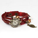 Boho Retro Handmade Leaf Watch