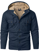 Men's Sherpa Lined Hooded Jacket
