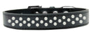 Dog, Puppy & Pet Fashion Collar, "Pearl Rimsets Sprinkles"