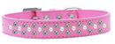 Dog, Puppy & Pet Fashion Collar, "Pearl and Aurora Borealis Crystal Rimsets Sprinkles"
