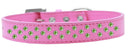 Dog, Puppy & Pet Fashion Collar, "Lime Green Crystal Sprinkles"