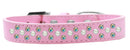 Dog, Puppy & Pet Fashion Collar, "Pearl and Aurora Borealis Crystal Rimsets Sprinkles"