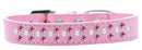 Dog, Puppy & Pet Fashion Collar, "Pearl and Bright Pink Crystal Rimsets Sprinkles"
