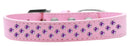 Dog, Puppy & Pet Fashion Collar, "Purple Crystal Rimsets Sprinkles"