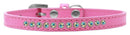 Dog, Puppy & Pet Fashion Collar, "Aurora Borealis Crystal Rimsets"