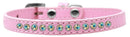 Dog, Puppy & Pet Fashion Collar, "Aurora Borealis Crystal Rimsets"