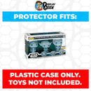 Pop Protector for 3 Pack Anakin Skywalker, Yoda & Obi-Wan Kenobi Glow Funko Pop