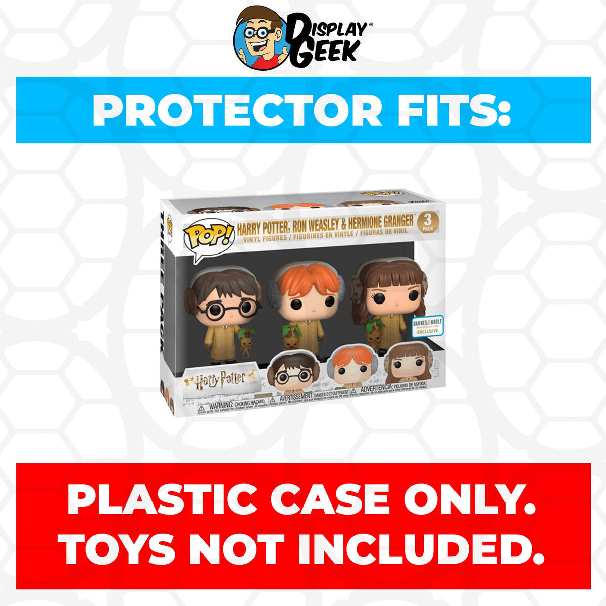 Pop Protector for 3 Pack Harry Potter, Ron \u0026 Hermione Herbology Funko –  Ralphie's Funhouse