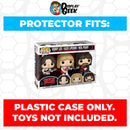 Pop Protector for 3 Pack Rush Geddy Lee, Alex Lifeson & Neil Peart Funko Pop
