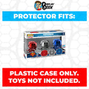 Pop Protector for 3 Pack Superman Chrome NYCC Funko Pop