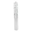 14K White Gold 1/2 cttw Diamond 5-Stone Band Ring (H-I Clarity, SI2-I1 Color) - Size 7