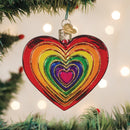 Rainbow Heart Ornament