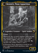 Dennick, Pious Apprentice // Dennick, Pious Apparition (DBL-217) - Innistrad: Double Feature: (Double Faced Transform) Foil