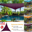Shade Sail Patio Cover Shade Canopy Camping Sail Awning Sail Sunscreen Shelter Triangle Cover For Kindergarten Playground Outdoor