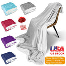 Fleece Throw Blanket - Double-Sided Soft Microfiber Polyester