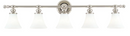 Hudson Valley Lighting 4505 Weston 5 Light 43 Wide Bathroom Vanity Light – Nicke