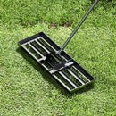30 x 10 Inch Lawn Leveling Rake with Ergonomic Handle
