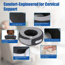2-in-1 Heated Neck Massager Pillow – Memory Foam, 3 Speeds, Timer