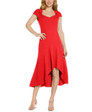 Adrianna Papell Sweetheart-Neck High-Low Dress, Size 6