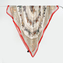 Womens Versatile Floral-print Summer Sun-protective Shawl