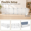 12-Panel Dog Playpen 31.5" Height Indoor Outdoor Pet Fence