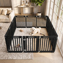 12-Panel Dog Playpen 31.5" Height Indoor Outdoor Pet Fence