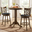26 Inch Counter Height Bar Stools Set of 2 with Rubber Wood Frame