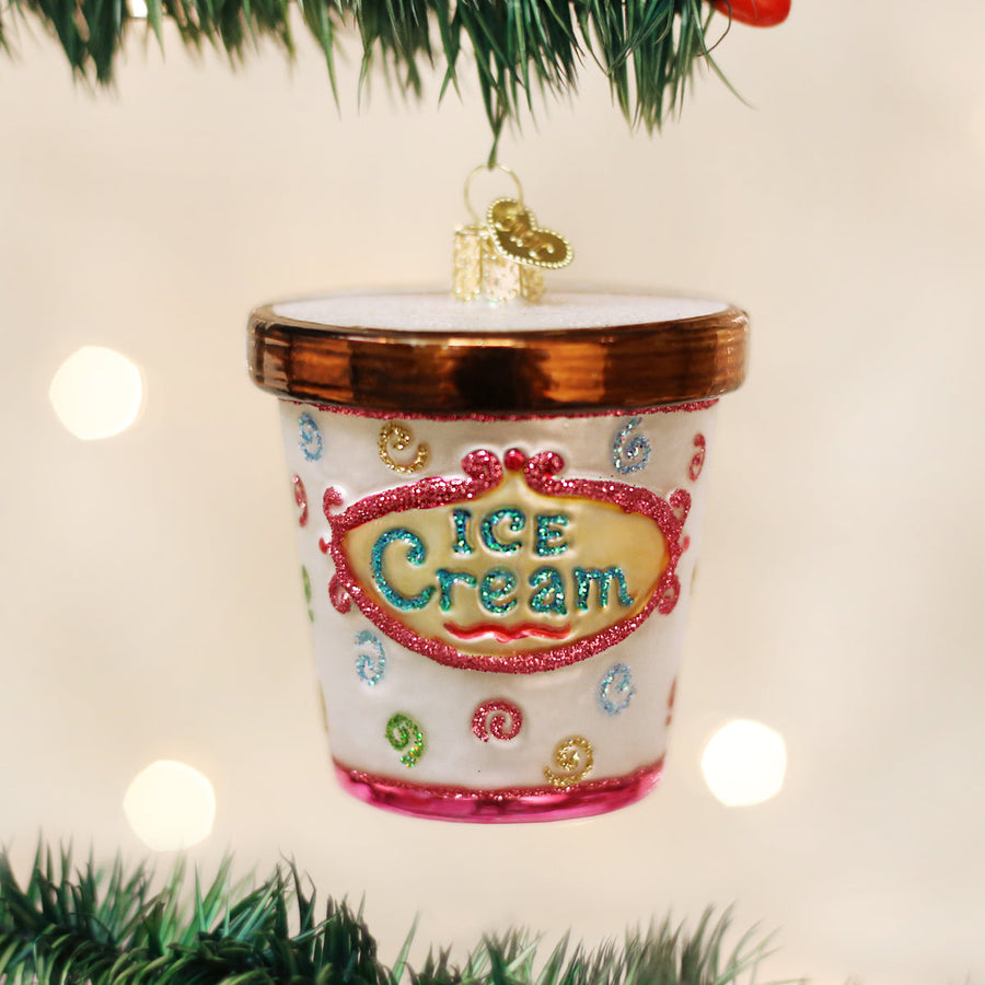 Ice Cream Carton Ornament