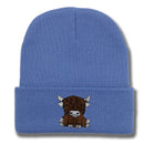Cartoon Long Hair Yak Knitted Hat Winter Warm Wool