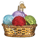 Basket Of Yarn Ornament