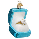 Something Blue Ring Box Ornament