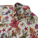 Yiume Mens Octopus Hawaiian Shirt 100% Cotton Button-down Marine Life Shirt For Gifting By Amy