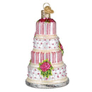 Elegant Wedding Cake Ornament