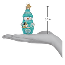 Snow Baby Cupcake Boy Ornament