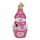 Snow Baby Cupcake Girl Ornament