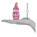 Snow Baby Cupcake Girl Ornament