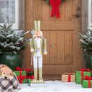 32.5 Inch Christmas Nutcracker with High Hat and Beautiful Scepter