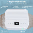 32 Pints 2000 Sq.ft Portable Dehumidifier for Home and Basement-White